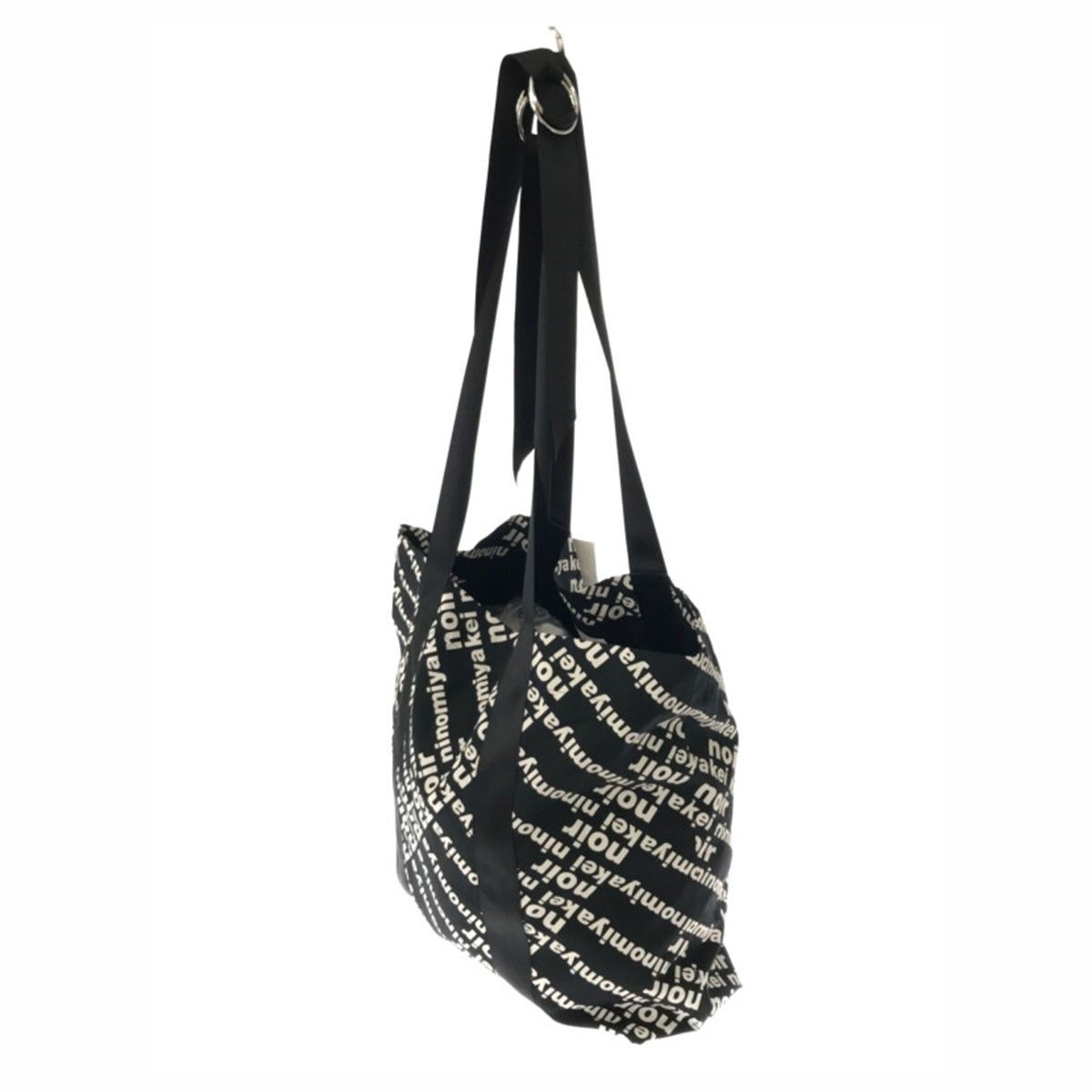 ノアールケイニノミヤ トートバッグ ロゴ noir kei ninomiya 黒