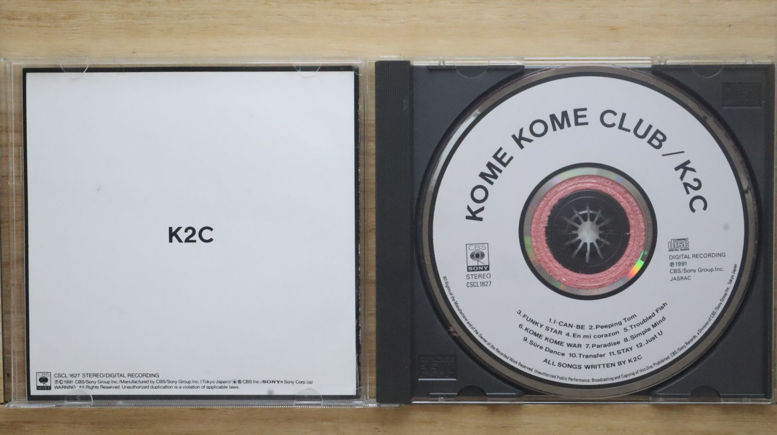 超貴重KOME KOME CLUB K2C CD 国内盤CD☆米米CLUB/KOME KOME CLUB□ K2C 【CSCL1627
