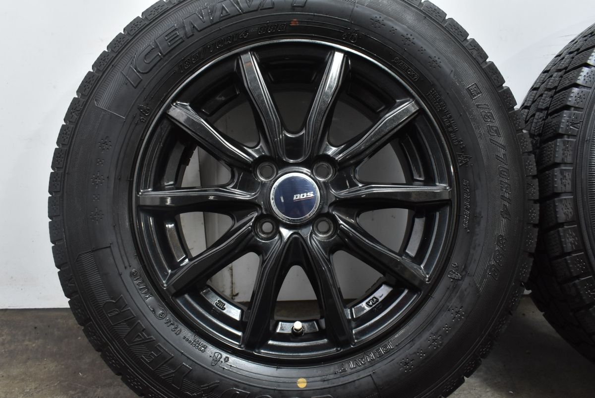 冬14インチ 人気ホイール EVOⅡ【~95％富山】フィット FIT インサイト