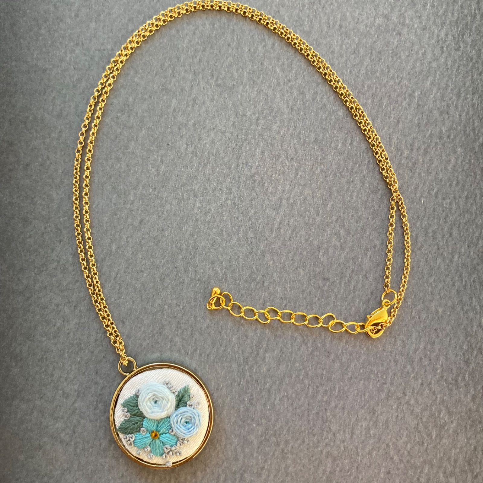 刺繍ネックレス 楽天市場】トリプルオゥ マイクロスフィア 120cm 立体刺繍