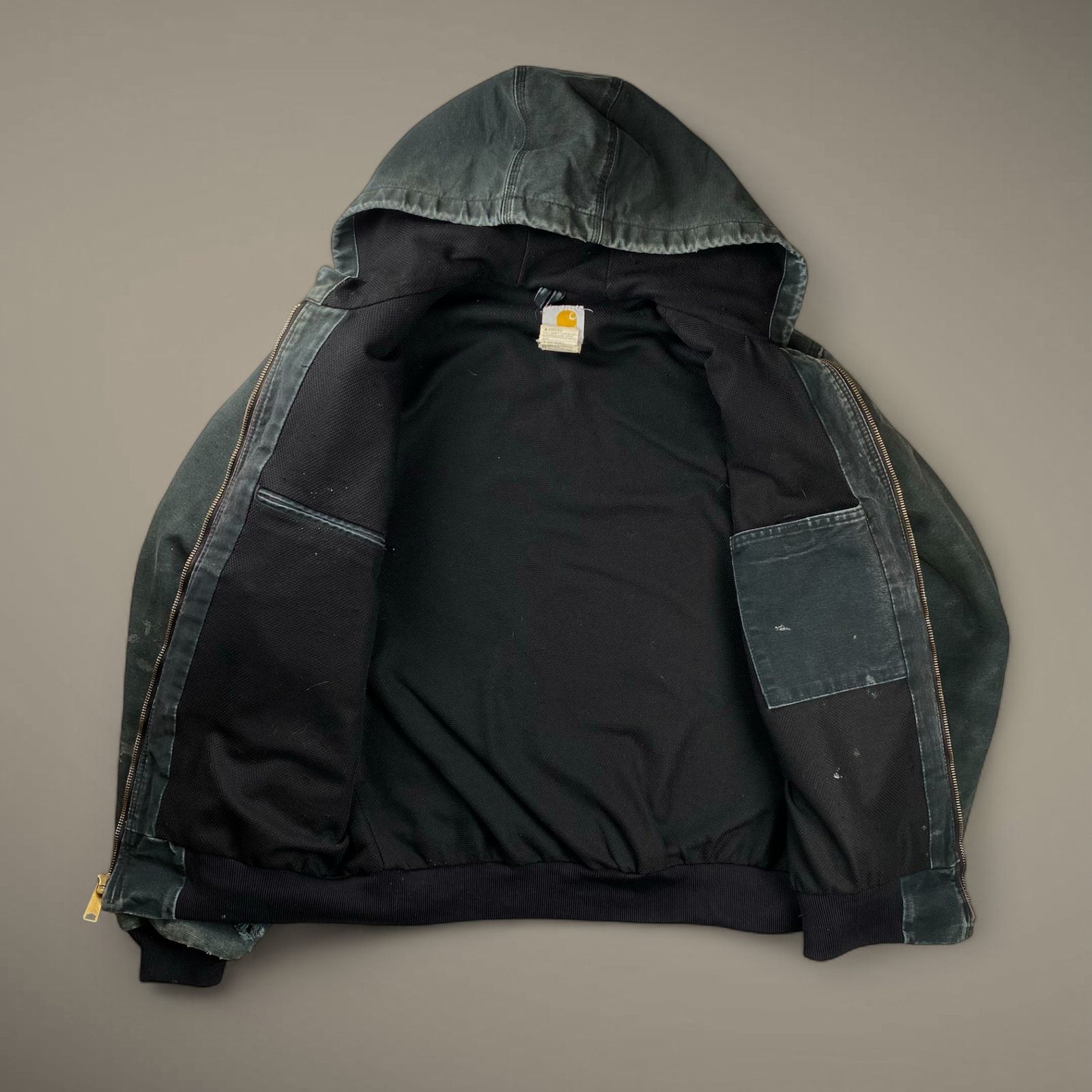 カーハート　アクティブジャケット　ネイビー　鬼フェード　雰囲気◎ 鬼フェード 襤褸 carhartt カーハート / Active Jacket