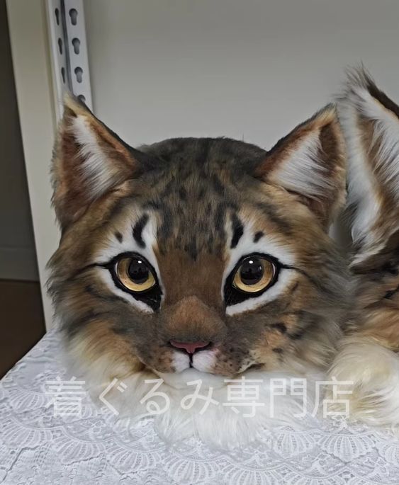 リアル 猫 kig 着ぐるみ ヘッド 全頭ヘッド ケモノ ファースーツ