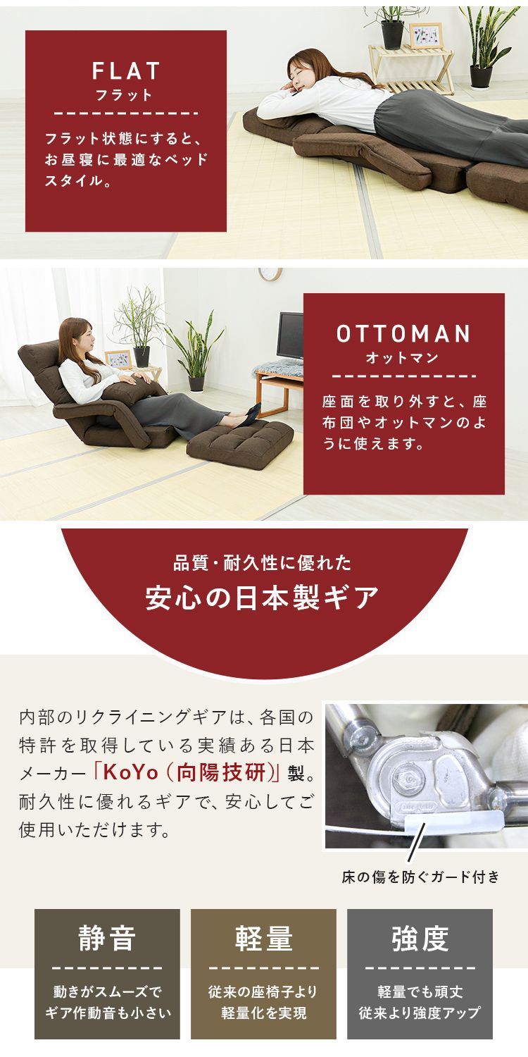 リクライニング 椅子