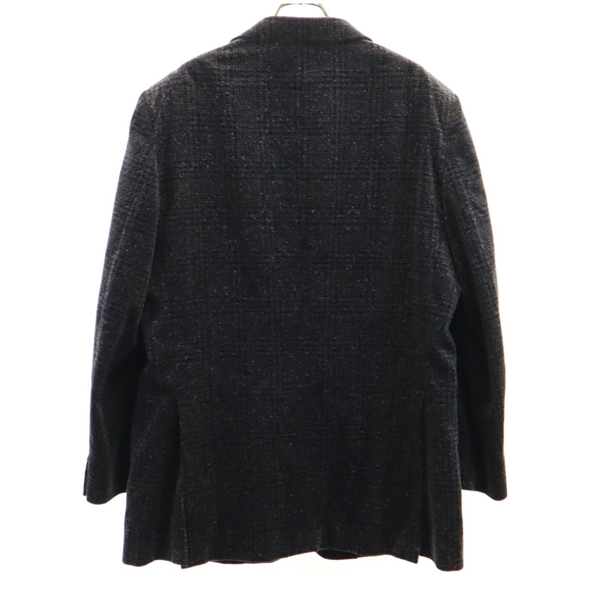 BURBERRYS SANYO バーバリー　テーラードジャケット チェック BURBERRY - バーバリーズ 三陽商会 日本製 チェック柄 リネンブレンド