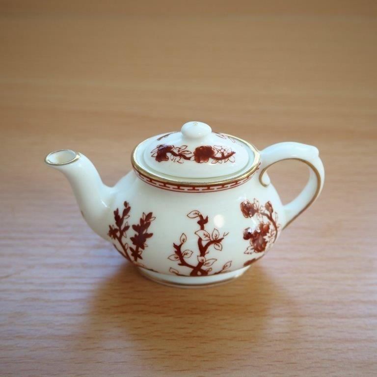 ミニチュア】美品 英国 コールポート インディアンツリー ティーセット