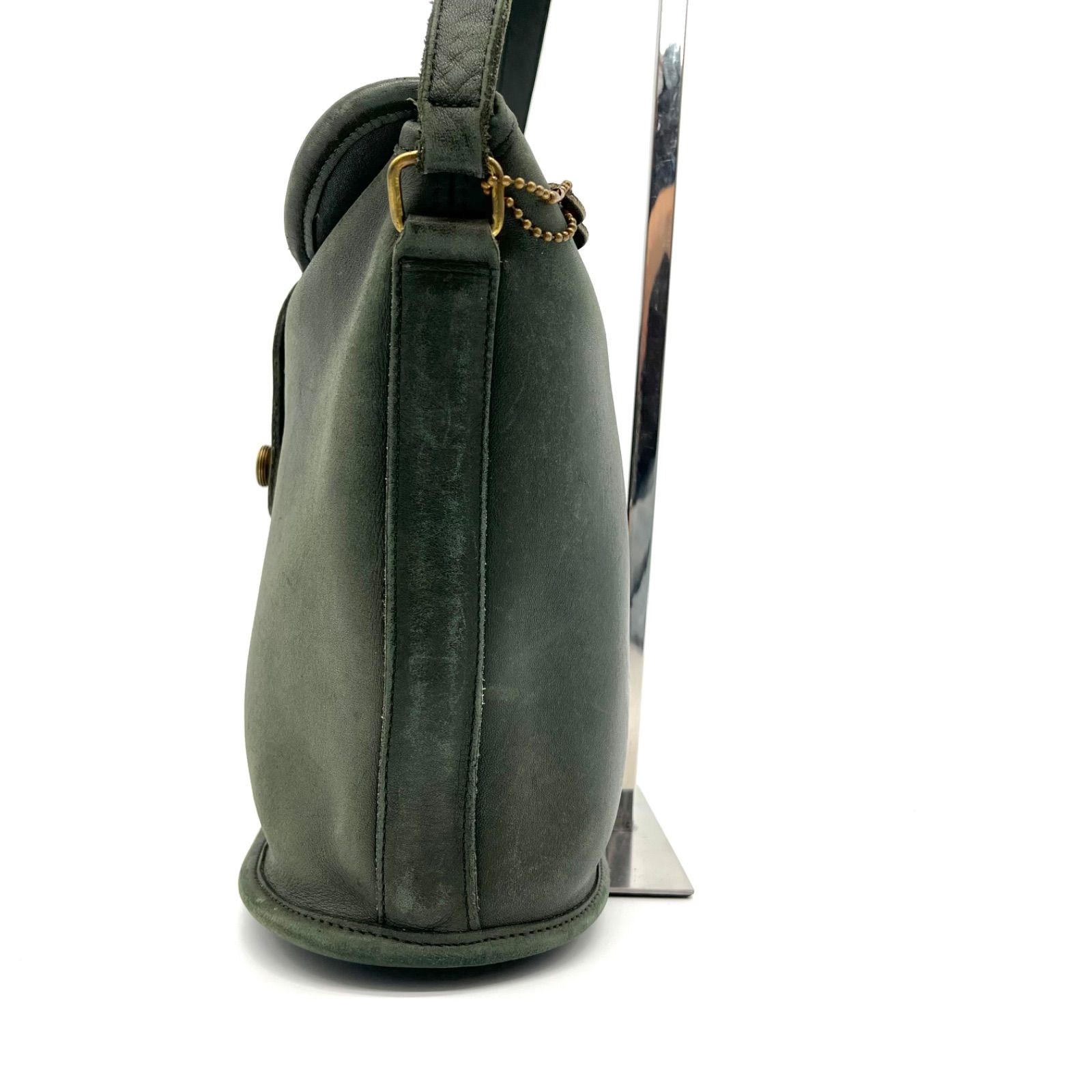 希少色○ COACH オールドコーチ USA製 7093 ゴールド金具 ショルダー 