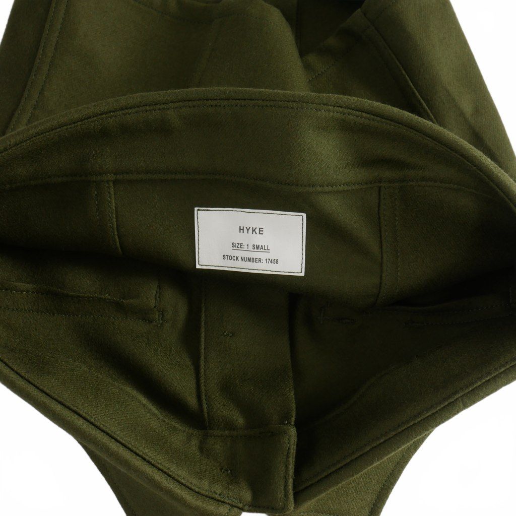 ハイク HYKE 24AW WOOL STRAPLESS TOP ウール ビスチェ M