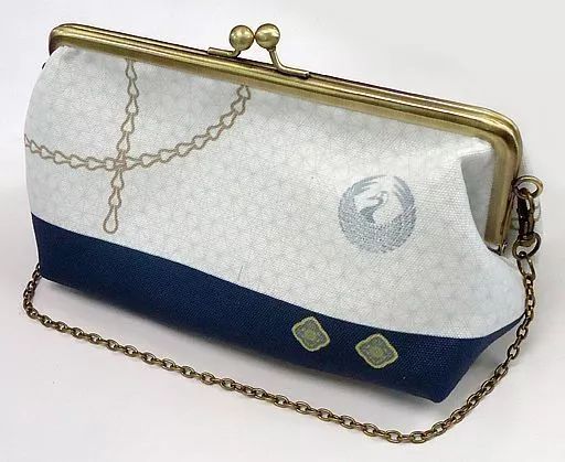 【中古】バッグ(キャラクター) 鶴丸国永 がま口ポーチ 「刀剣乱舞-ONLINE-」 プレミアムバンダイ限定