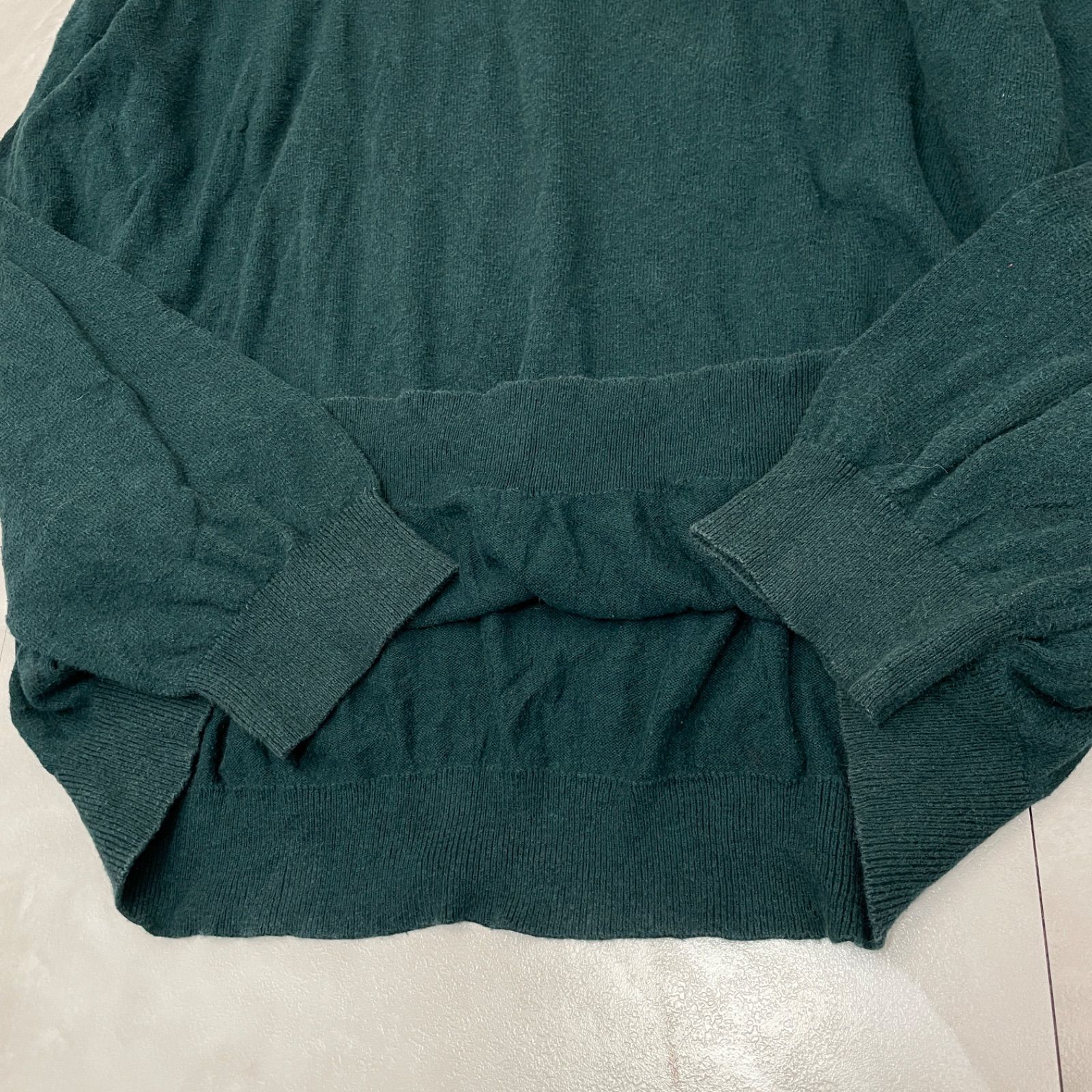 L.L.Bean エルエルビーン Vネックコットンカシミヤニットプル