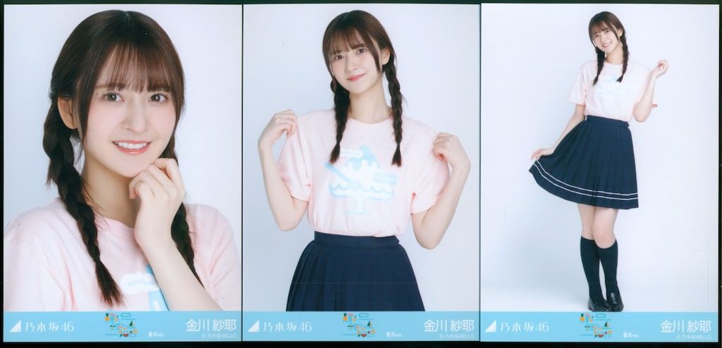 乃木坂46真夏の全国ツアー2025 ライブT シャツ 金川紗耶 直筆サイン入り 乃木坂46 金川紗耶 真夏の全国ツアー2025 福岡Tシャツ 生写真