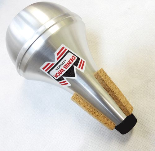 【美品】デニスウィックピッコロトランペット用ミュート ピッコロ トランペット用ストレートミュート デニスウィック製