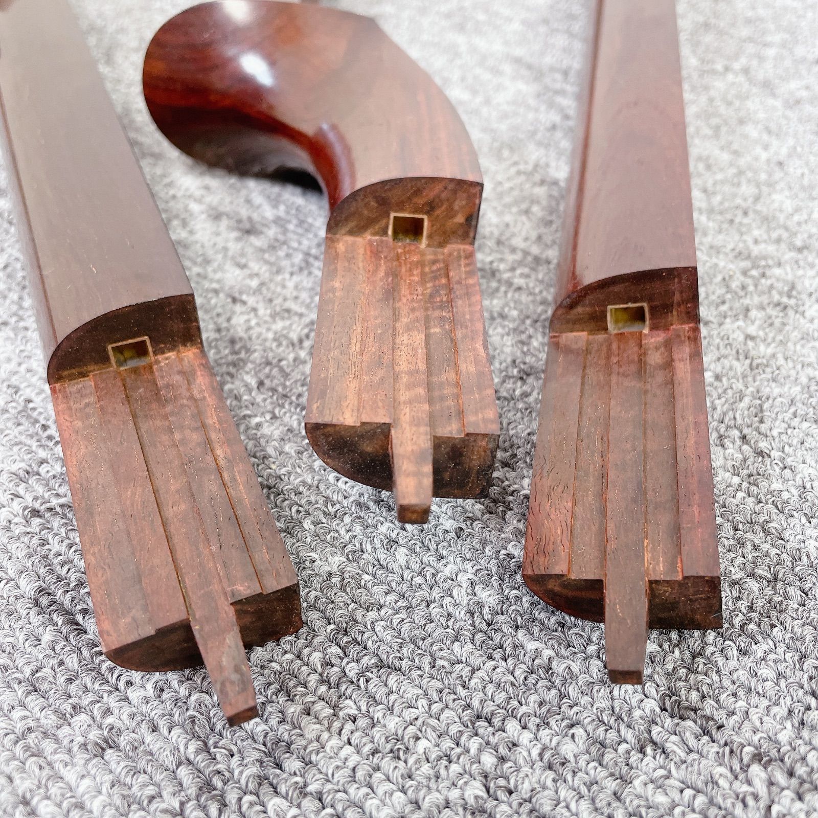 細棹 段違い二本溝