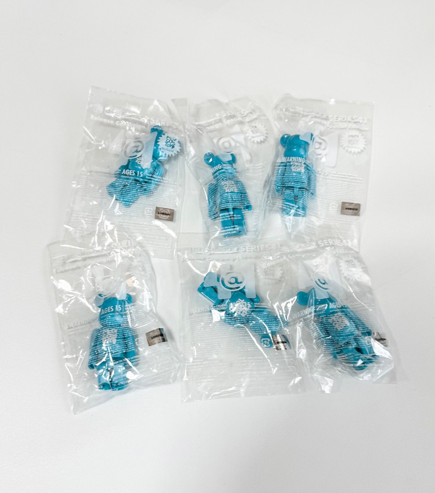 MEDICOMTOY BE RBRICK SET シリーズ41 SERIES 41 ノベルティ６個セット