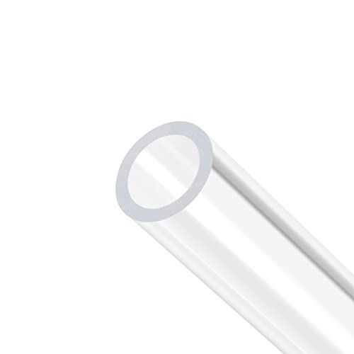 11mm x 15mm Rebower クリア リジッドラウンドチューブ アクリルチューブ リジッドパイプ 水槽用 ライトチューブ用 11mmx15mm 305mm 2本入り