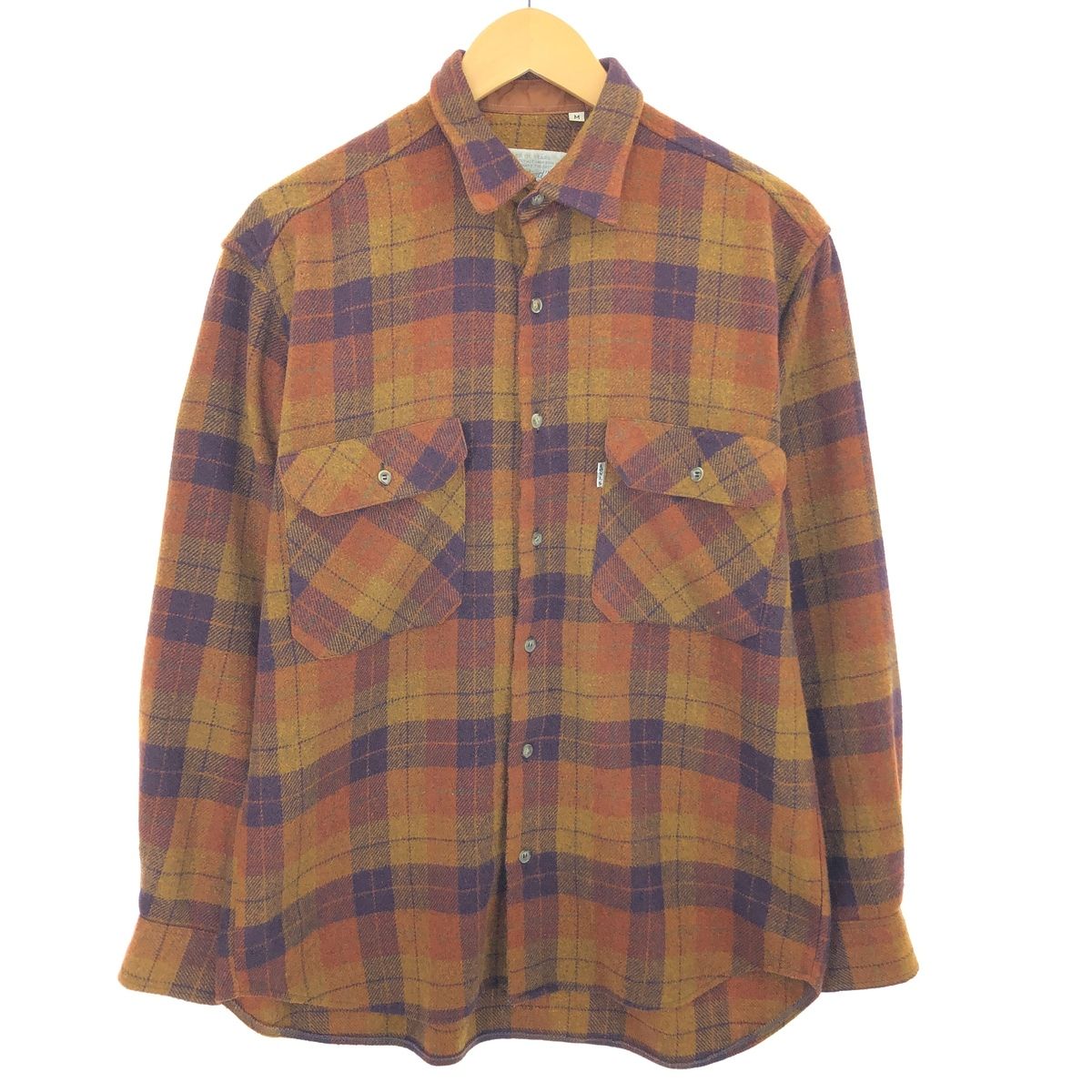 古着 リーバイス Levi's 長袖 チェックシャツ メンズM/eaa412972