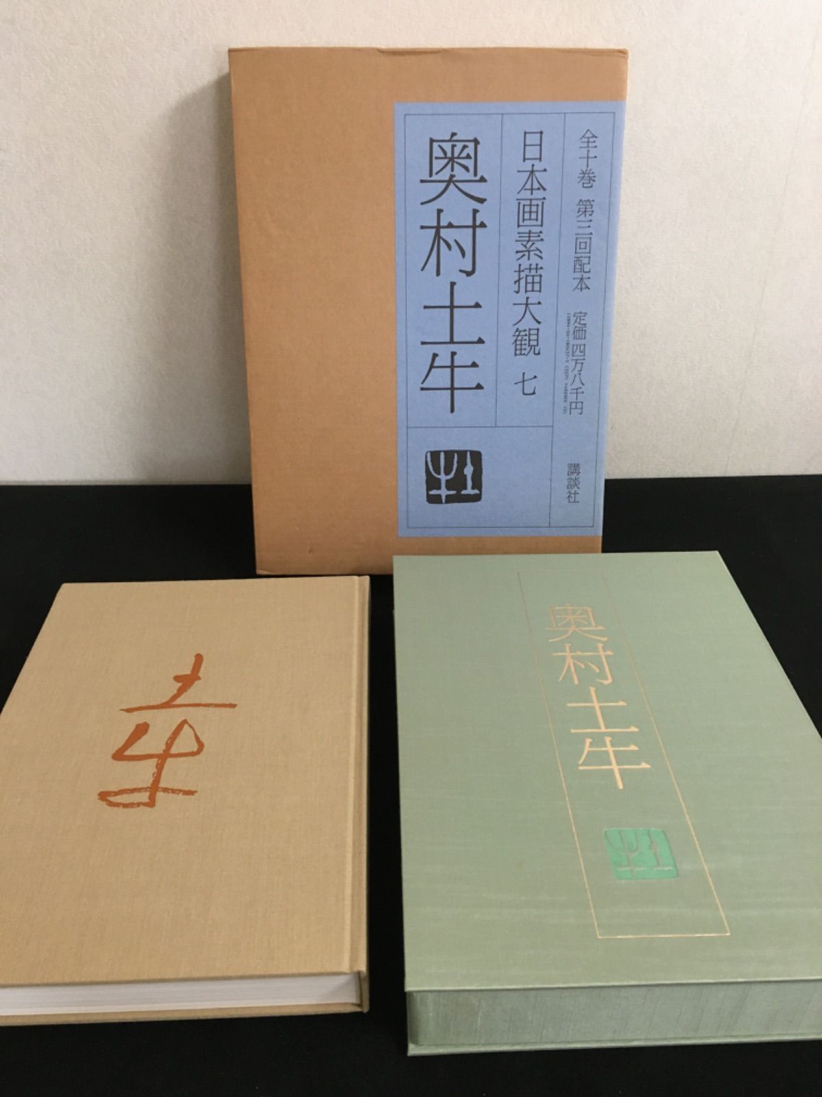 日本画素描大観七 講談社　奥村土牛 日本画素描大観七 奥村土牛 - メルカリ