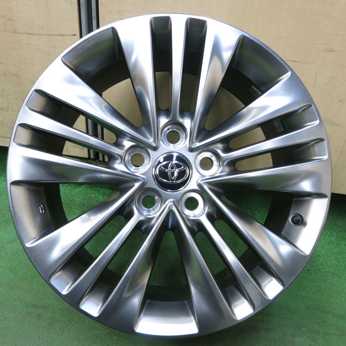 送料無料 新車外し 1本 トヨタ 40系 アルファード ヴェルファイア Zグレード 純正 ホイール 18インチ 18×7J PCD120|5H 5101504ナホ