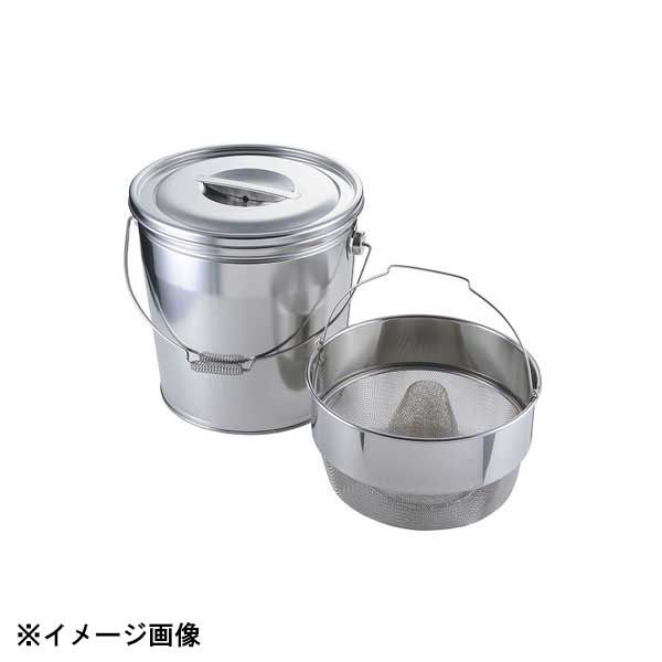 ミネックスメタル 18-8バケット2とんがり 荒目 18L V-1313C 091037