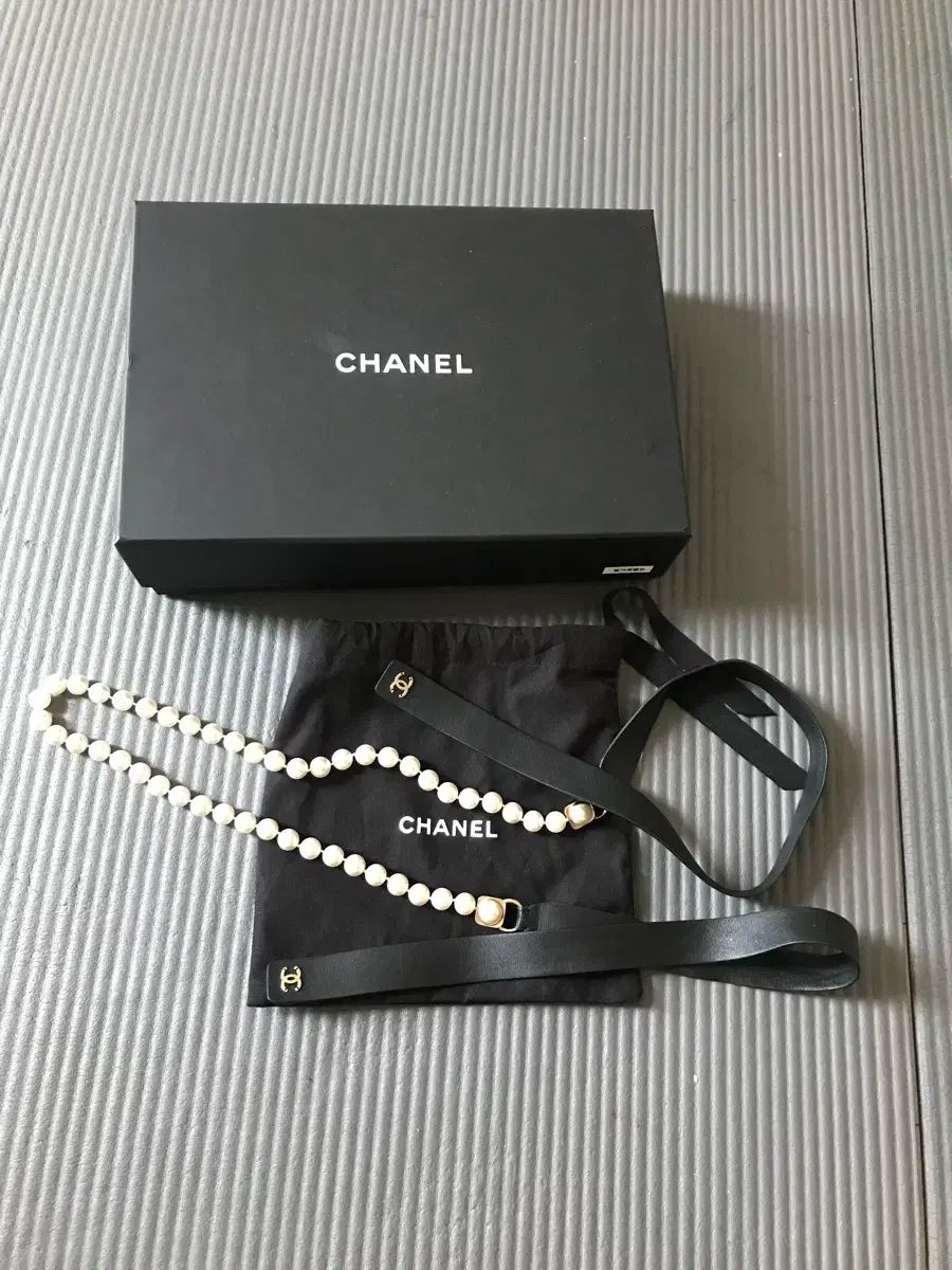CHANEL シャネル パール ベルト 75