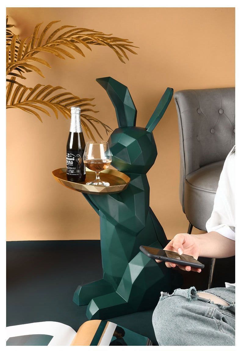 クリエイティブなウサギの収納トレイ