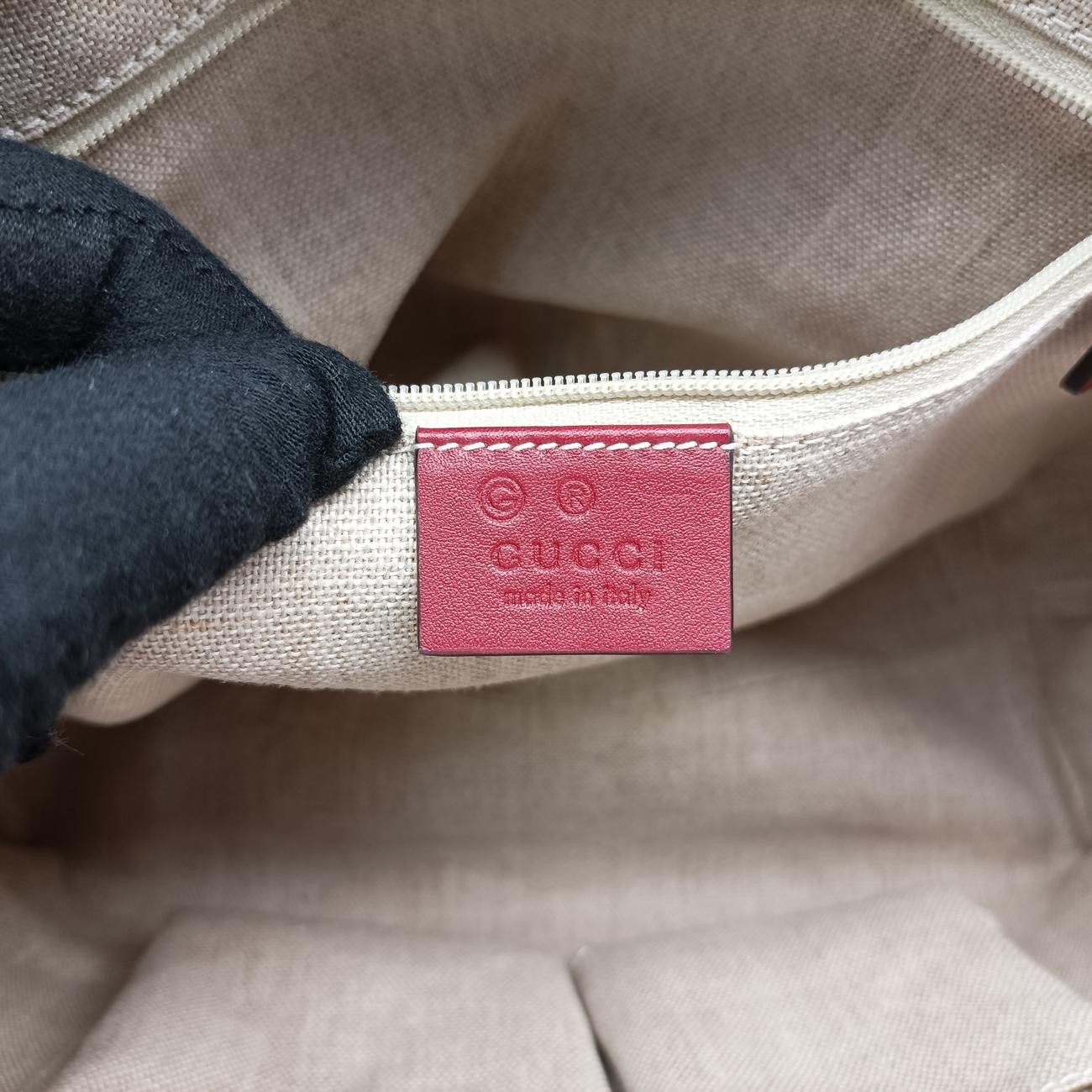 グッチGucciマイクログッチシマレッドレザー449656E028909356