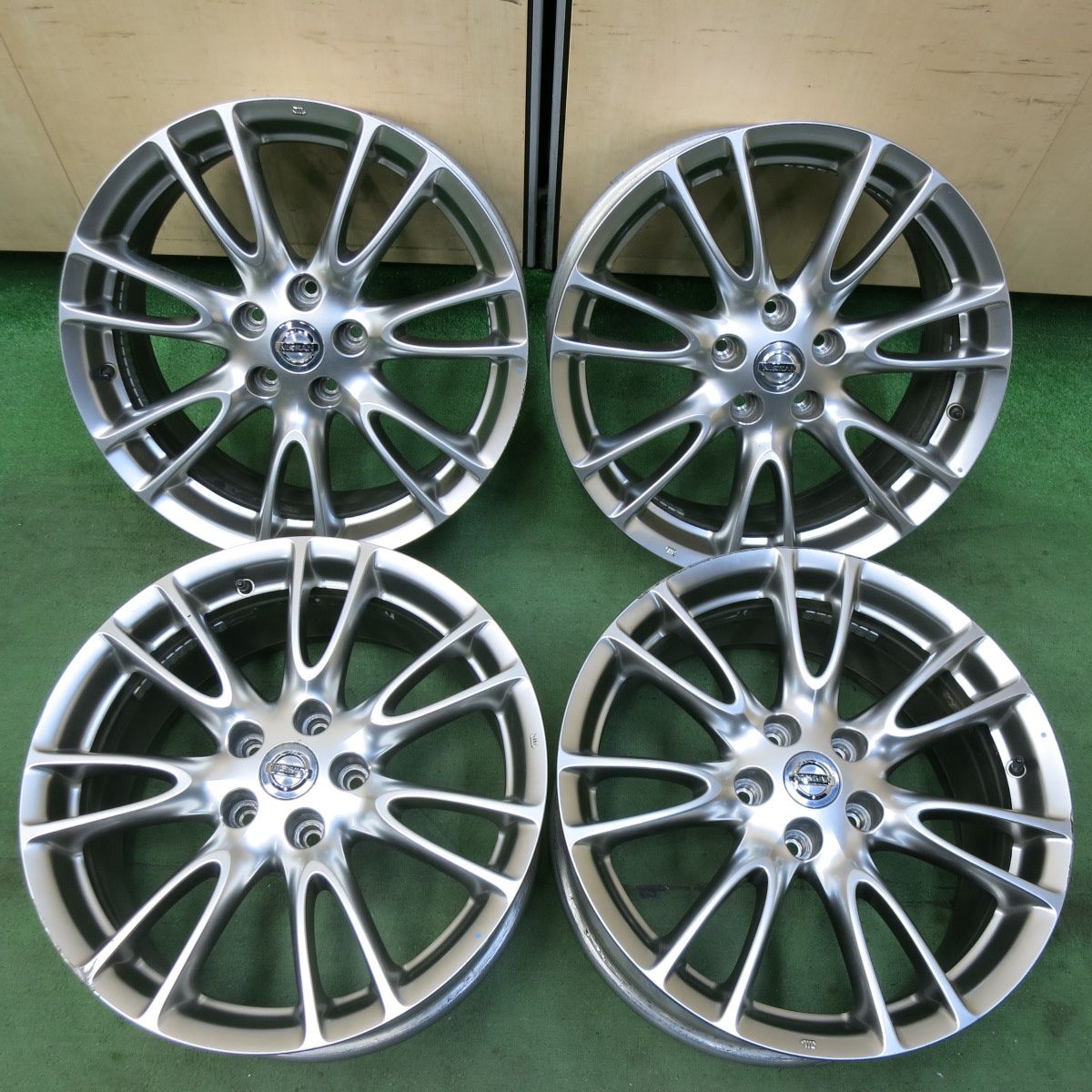 4本価格 日産 V36 スカイライン 純正 ENKEI ホイール 18インチ 18×7.5J 18×8.5J エンケイ PCD114.3|5H 5041802SYホ