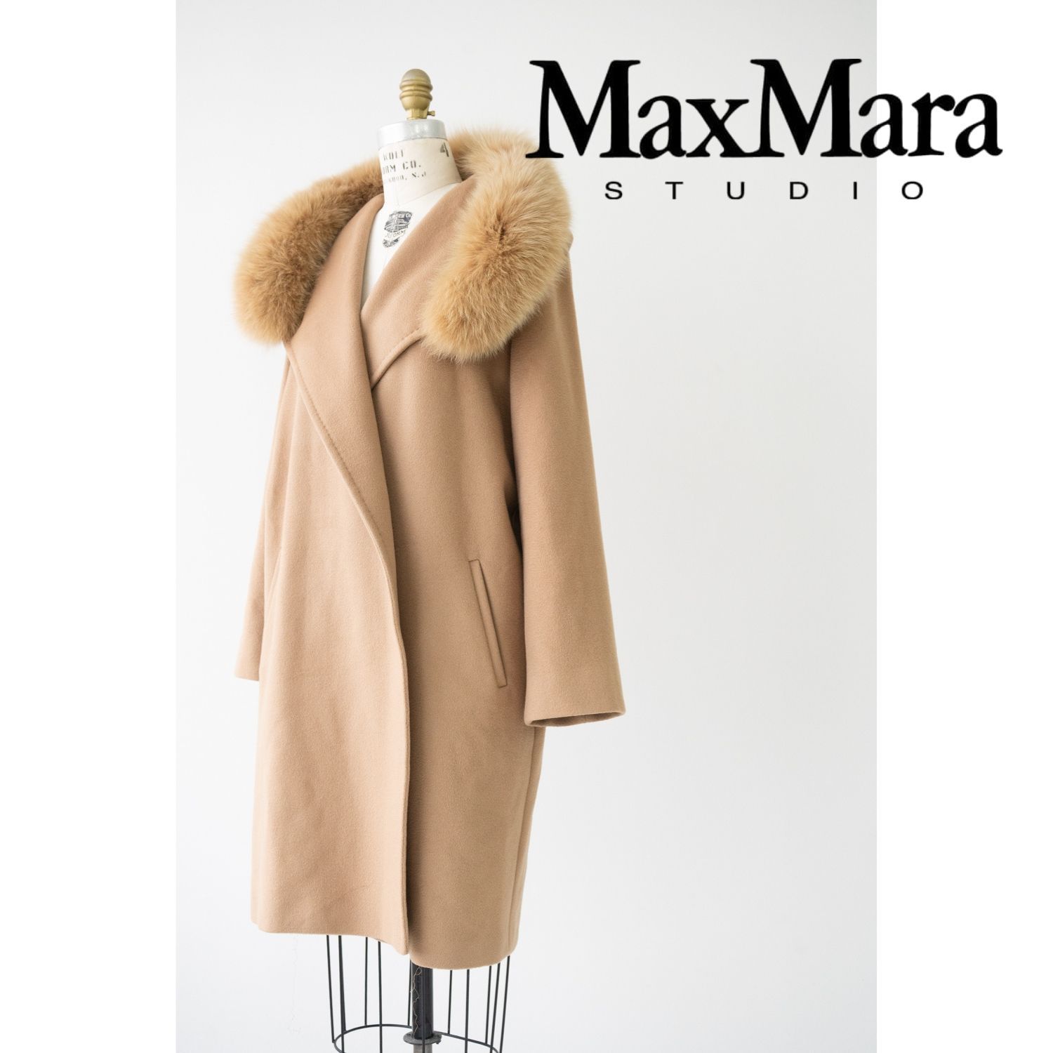 Max Mara Studio マックスマーラ ステュディオス ファーフード ウール