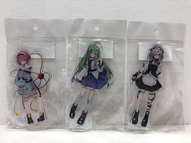 未開封★東方Project×ブックオフ BOOKOFFコラボ　病みかわいいver. フランドール・スカーレット  古明地こいし さとり 十六夜咲夜 東風谷早苗 5種類セット【P1937-008】080 未開封☆東方Project×ブックオフ BOOKOFFコラボ 病みかわいいver