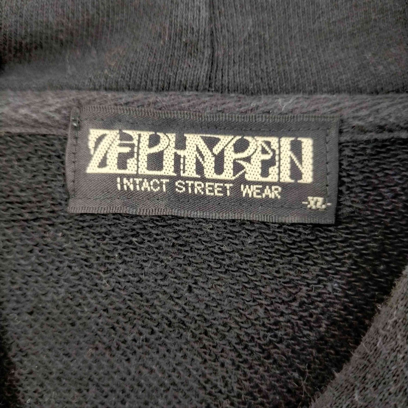 NEMOPHILA ZEPHYREN ブラックフーディ NEMOPHILA×ZEPHYREN×GEKIROCK CLOTHING コラボ・パーカー