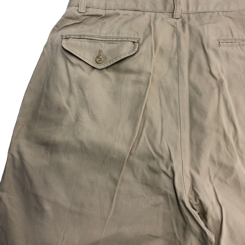 ポロラルフローレン W32 L32 ポロチノ アンドリュー　ベージュ USED / 90s Polo Ralph Lauren ANDREW PANT ポロチノ ベージュ 34/29