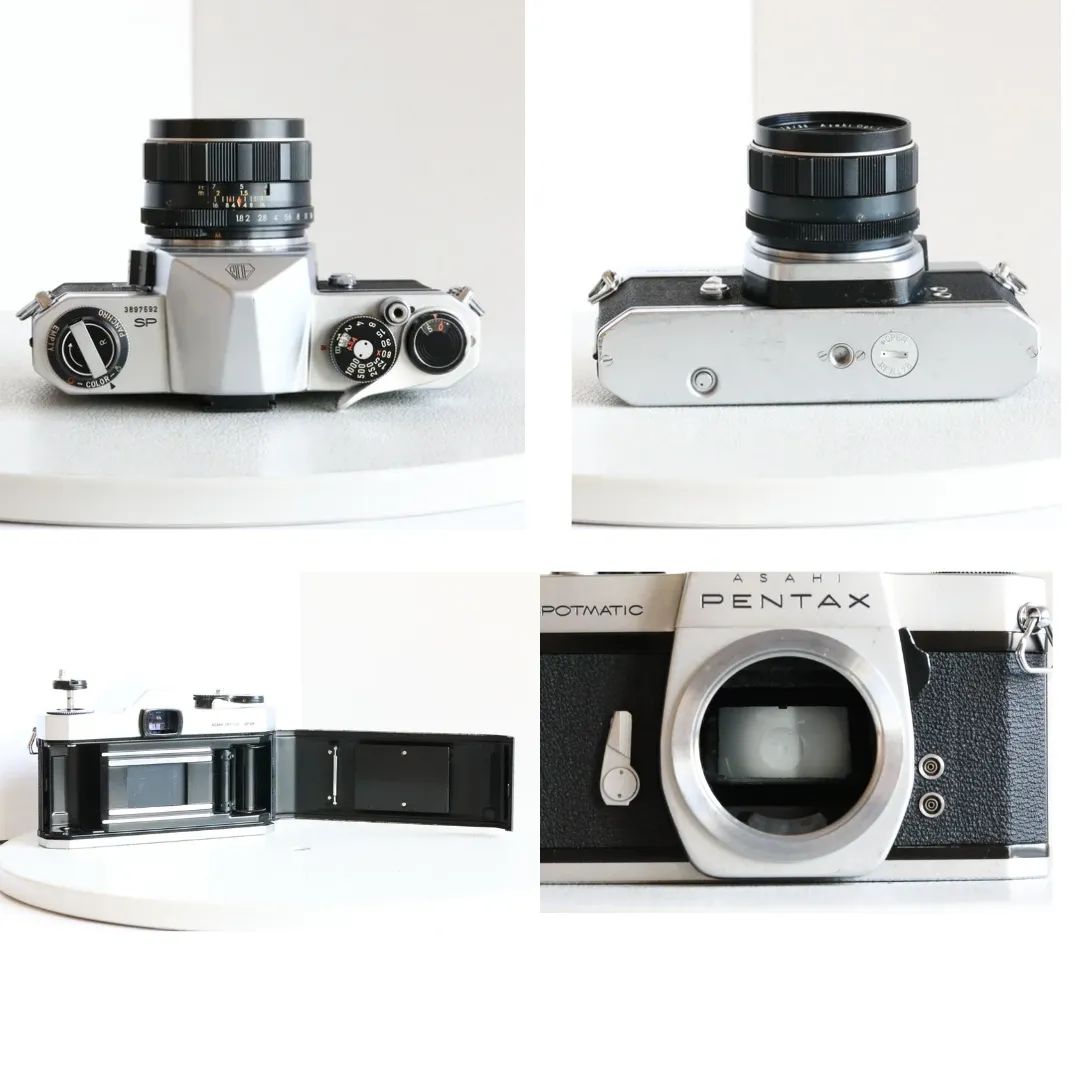 Pentax SP + Super-Takumar 55/1.8 美品・試写済 - フィルムカメラ