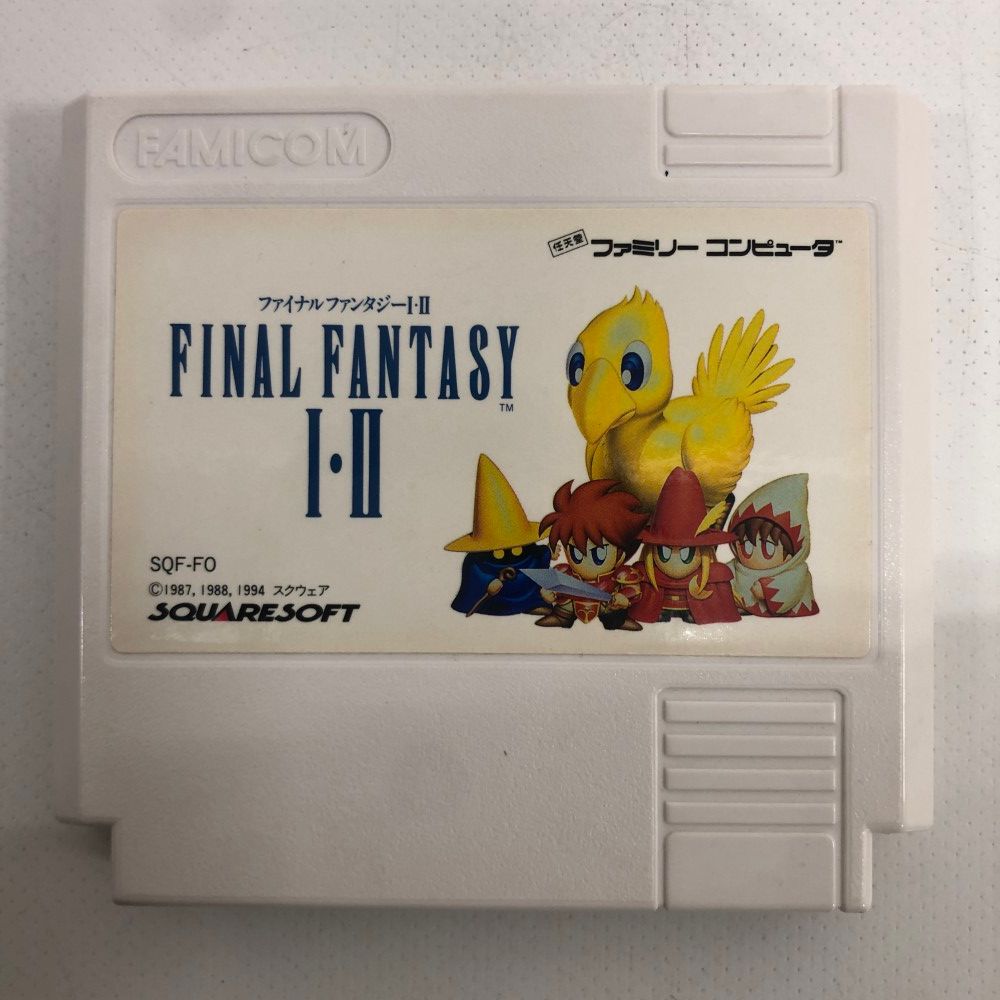 07w50479 FINAL FANTASY Ⅰ・Ⅱ ファイナルファンタジー Ⅰ・Ⅱ FC