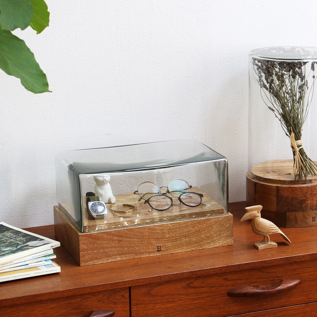 HERE ヒアー ガラスドーム WB レクタングル2 WB-RECT.2 Amazon.co.jp: HERE ガラスドーム 