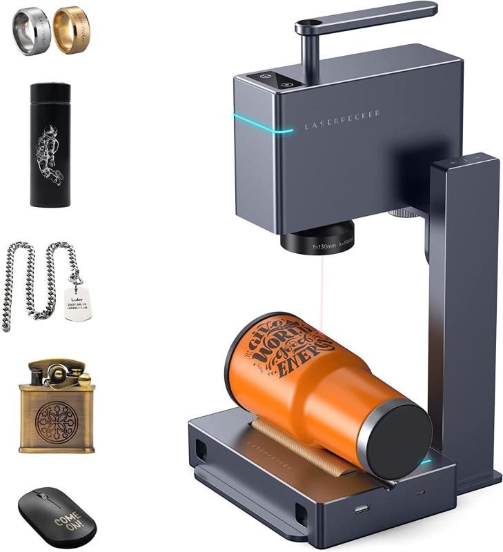 LaserPecker3 レーザー彫刻機,金属＆プラスチック対応 4K/0.01mm高精度