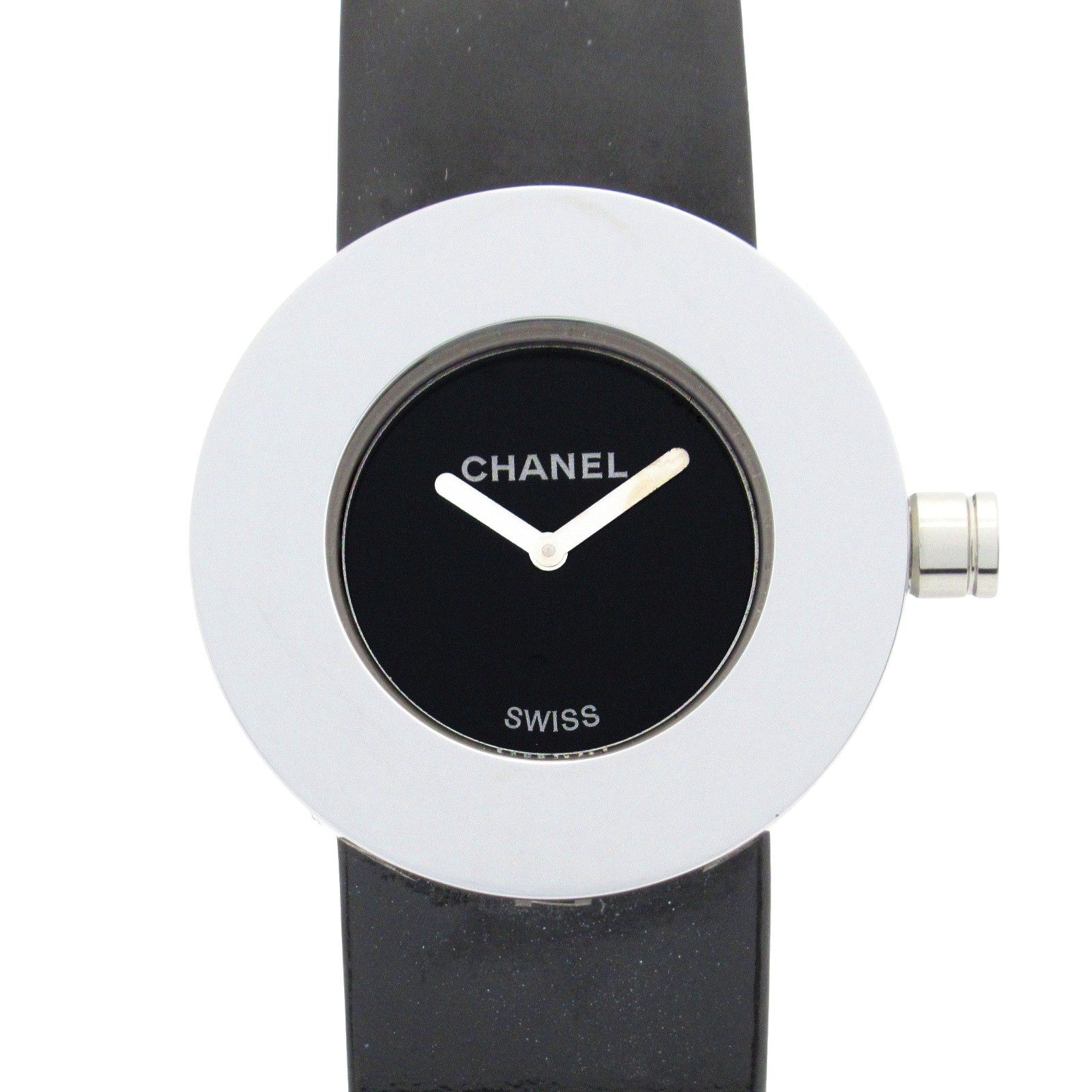 シャネル CHANEL 腕時計 ラ・ロンド H0579 ブラック ステンレス  