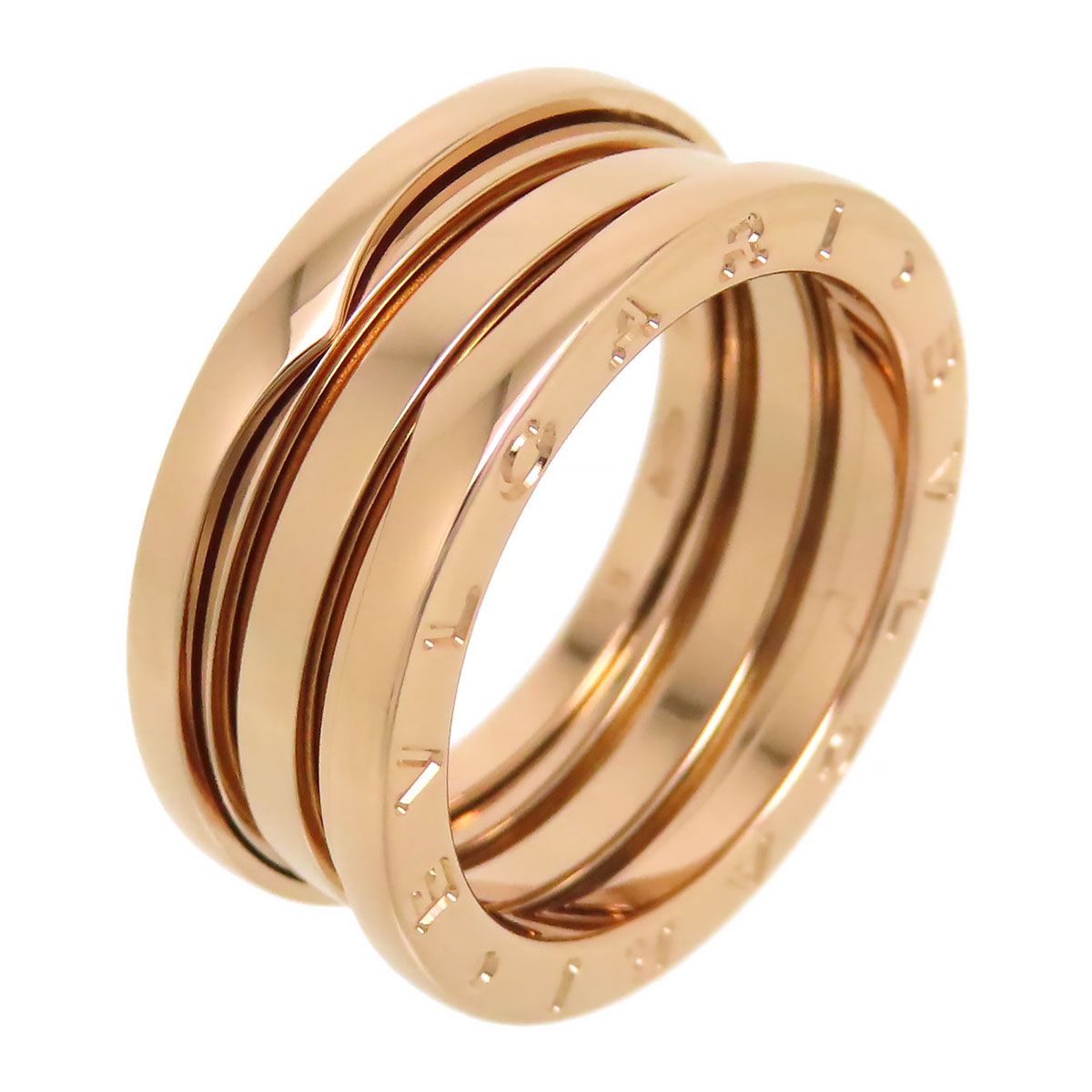 ブルガリ ビーゼロワン リング S 58 335939 Au750 K18PG ユニセックス BVLGARI ジュエリー