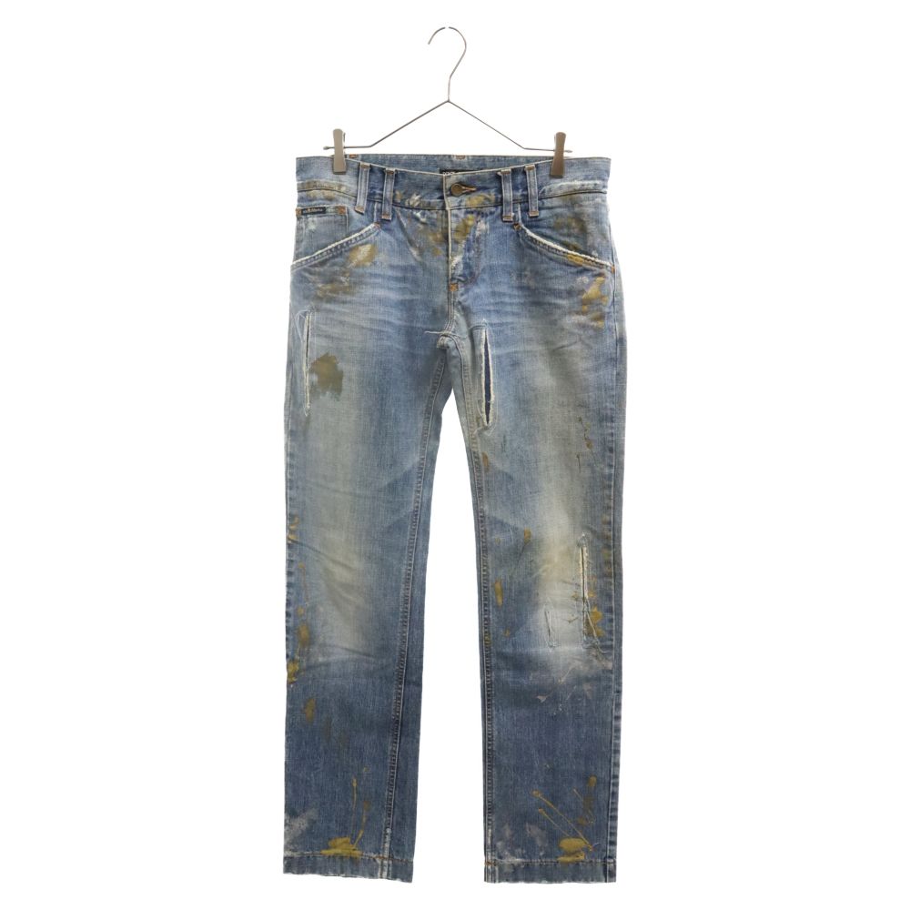 DOLCE & GABBANA (ドルチェアンドガッバーナ) Paint Crush Denim