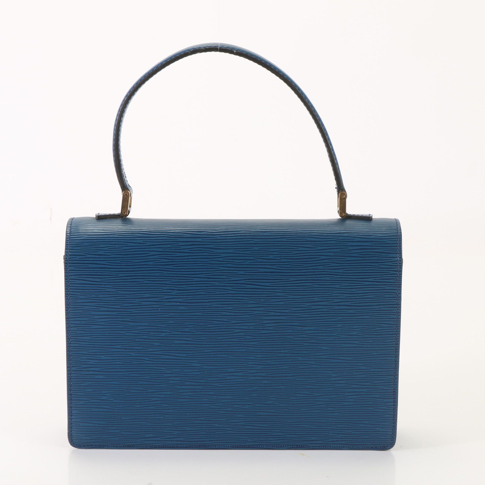 LOUIS VUITTON エピ コンコルド ハンドバッグ 青