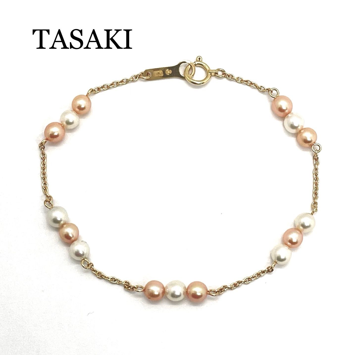 TASAKI / タサキ パールブレスレット K18YG 3.9~4.3mm 17cm 