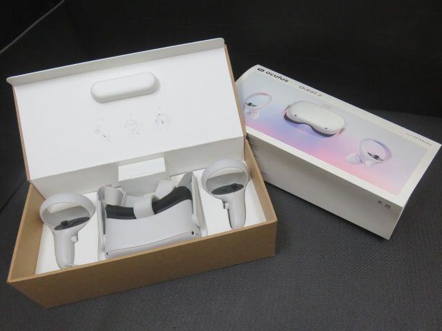 動作 済 初期化済み Meta KW49CM Oculus Quest 2 VRヘッドセット 256GB メタクエスト2 オキュラスクエスト2 ゲーム 映像機器