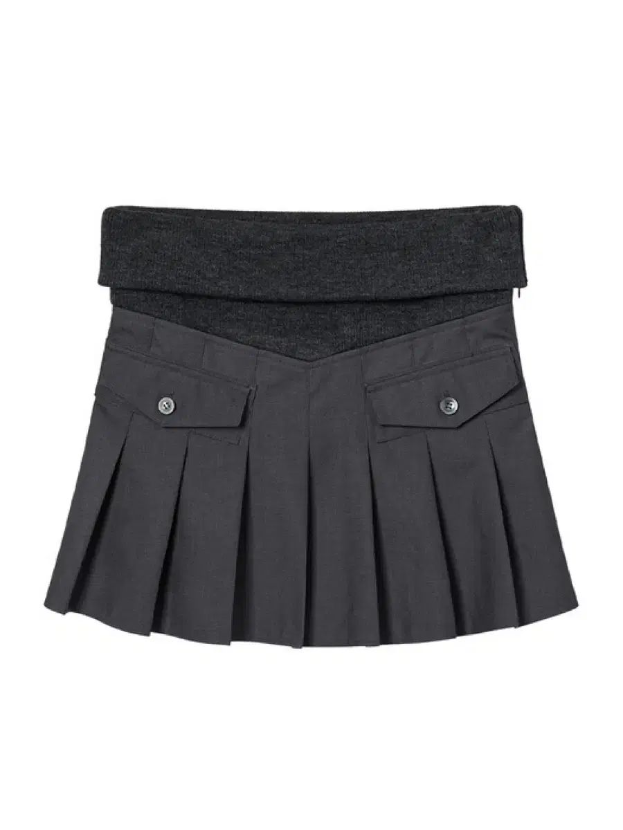 2000 アーカイブ ストライプ プレッピー トップス ＆ スカート チャコール グレー