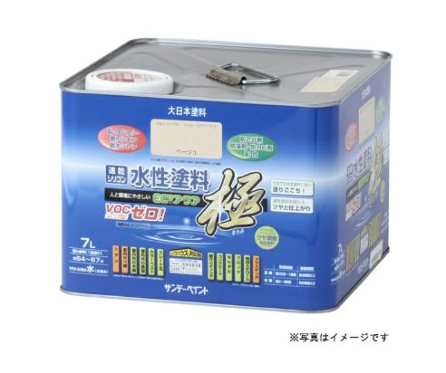 ｻﾝﾃﾞｰ 水性ECOｱｸｱ 赤 7L ▲