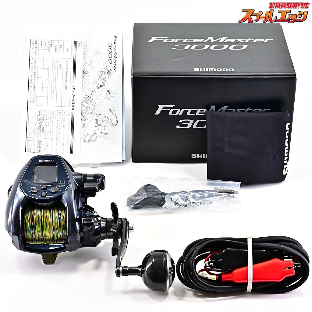 シマノ 22フォースマスター 3000 使用距離12.1km 使用42時間 SHIMANO FORCE MASTER m42298