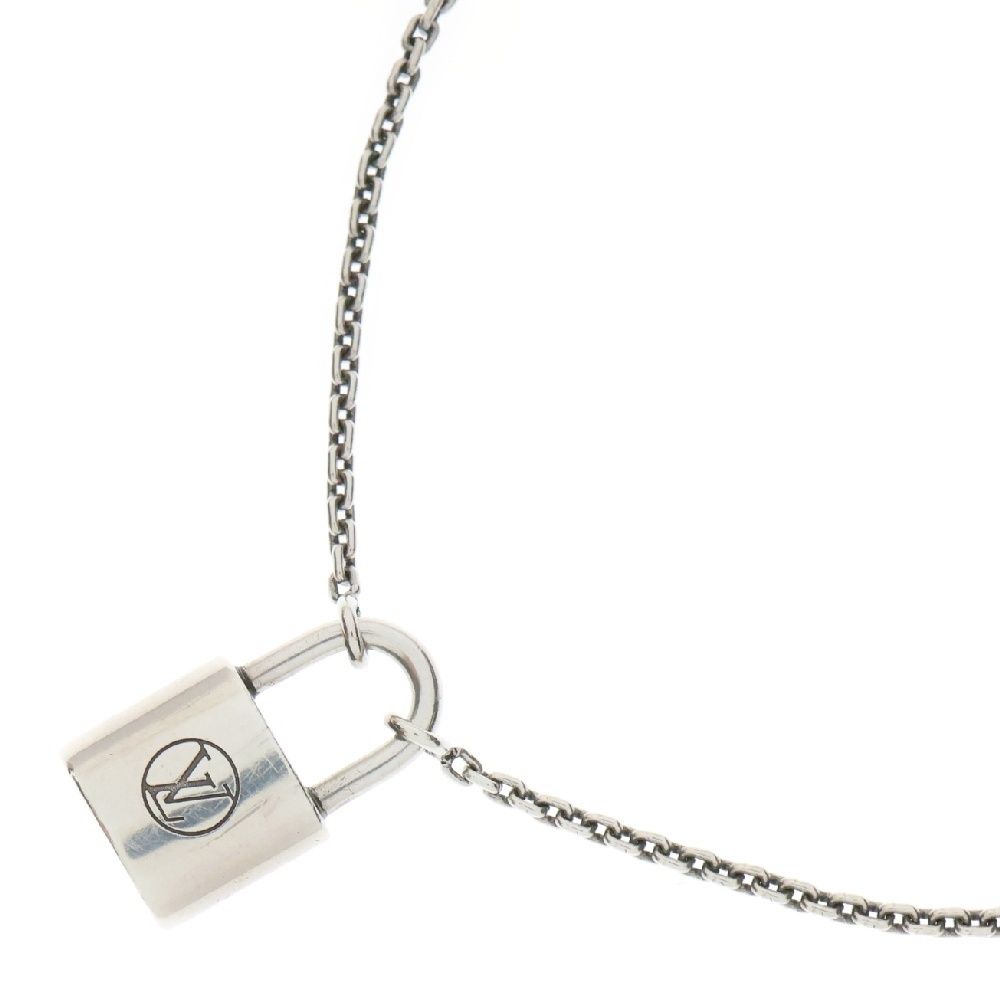 LOUIS VUITTON ルイヴィトン ペンダンティフ ロックイット カデナ ネックレス Ag925 シルバー Q93559