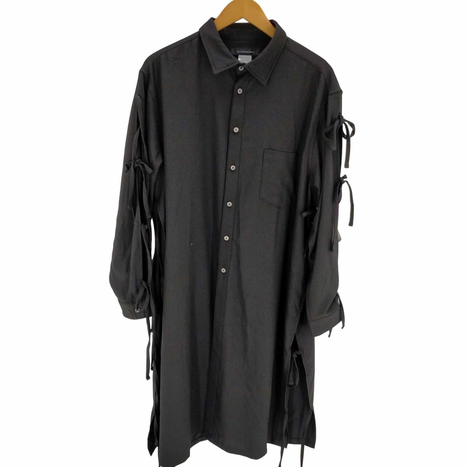 NOT CONVENTIONAL リボンシャツ ノットコンベンショナル リボンカラー