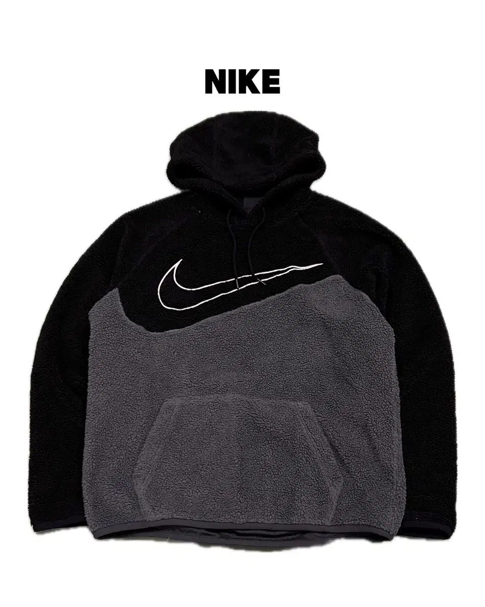 ナイキ ビックスウォッシュ シーズナルシェルパ ボア フリース シープスキン フーディー