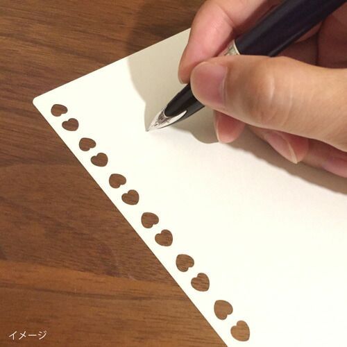 まとめ ラブリーフ ルーズリーフ ハート穴ルーズリーフ B5 6mm横罫 100枚 LLB5002 ×10セット MARWIL-DEMENAGEMENTS_CH