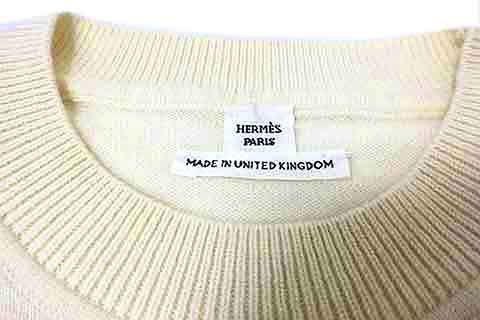 【新古品】【未使用】HERMES エルメス  トップス レディース ロングスリーブニット Hリフト カシミヤ サイズ40 新古品 新古品】【未使用】HERMES エルメス トップス レディース ロング