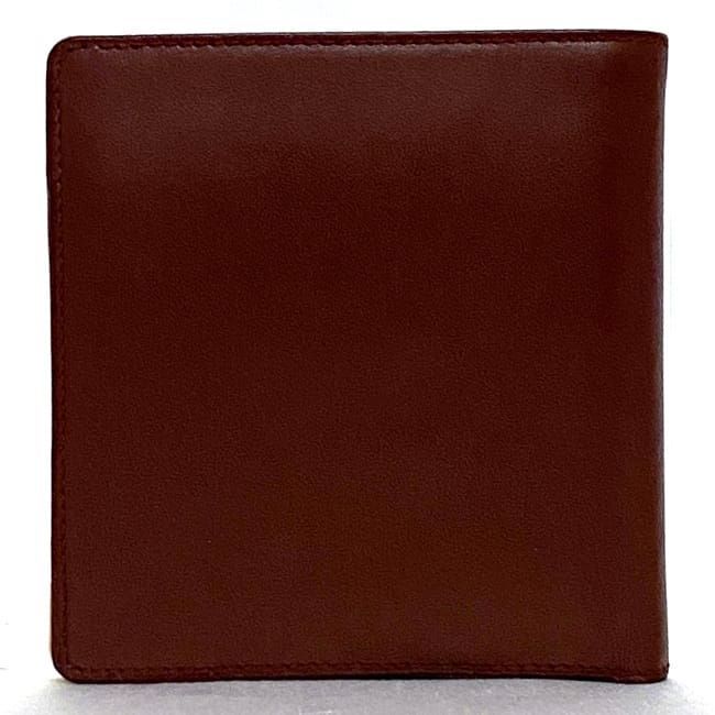 カルティエ 二つ折り 財布 ec-21589 ボルドー マスト 美品 レザー