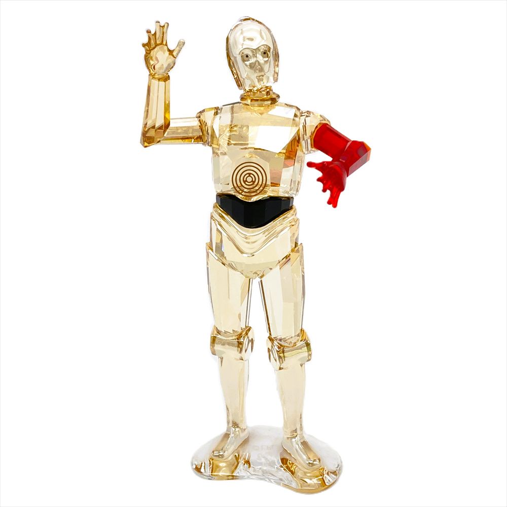 SWAROVSKI - スワロフスキー SWAROVSKI スターウォーズ Star  Wars C-3PO オブジェ 置物 5290214 クリア【中古】 スワロフスキー SWAROVSKI スターウォーズ Star Wars C-3PO